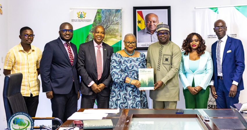 AC4NCA delegation presents Compact to Climate Minister